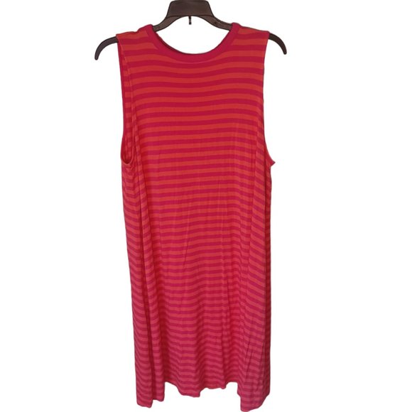 Time And Tru Striped Dress Size XL - Picture 1 of 2